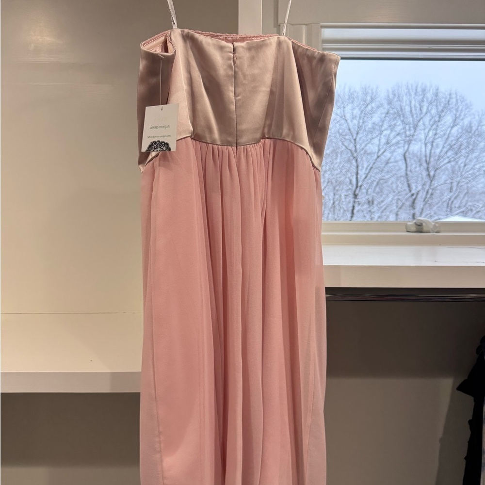 5 for $25 SALE 🎉 Elegant Strapless Pink Dress - Picture 3 of 5